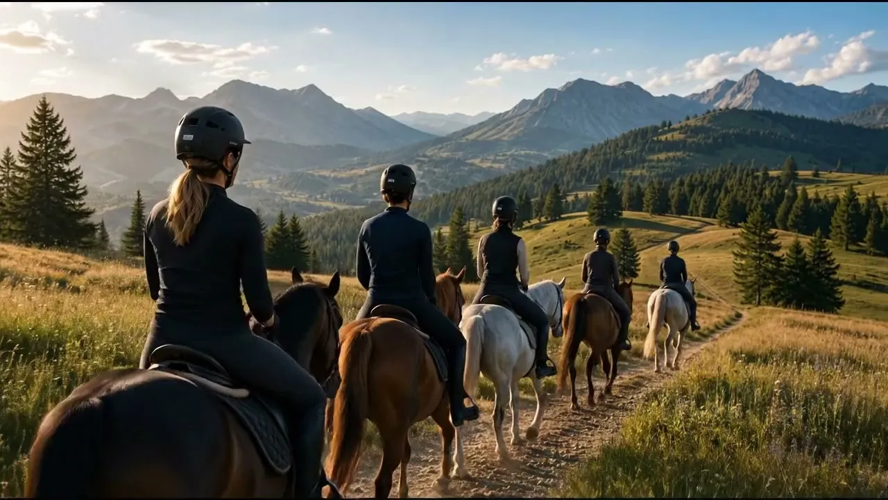 Die Reitgruppe bleibt im Gespräch